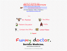 Tablet Screenshot of medicine-in-motion.com